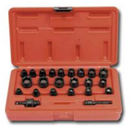 Cool Kitchen 23 Piece 1/4 Inch Drive Master Magnetic Impact Socket Set CO62473